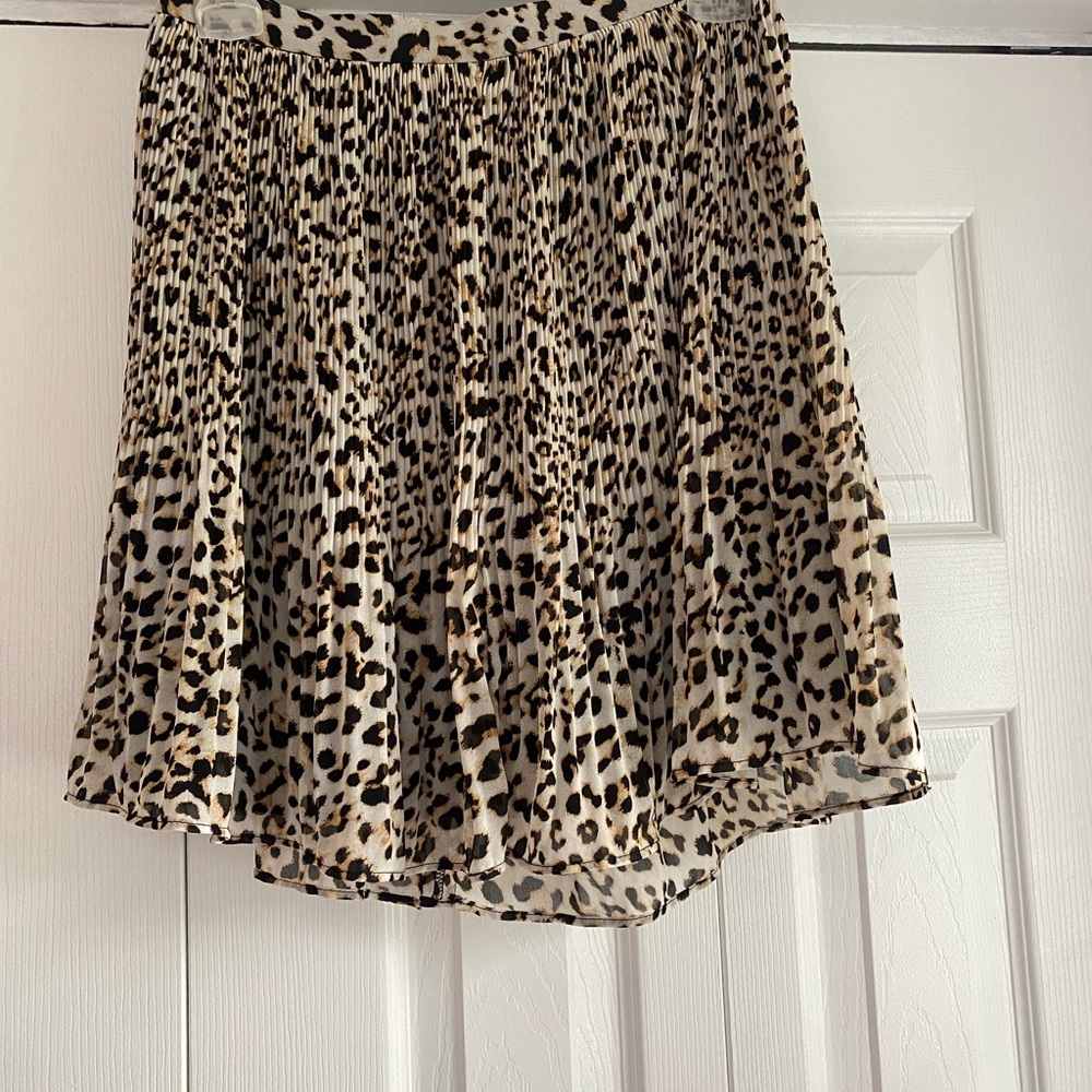 Banana Republic Animal Print Mini Skirt